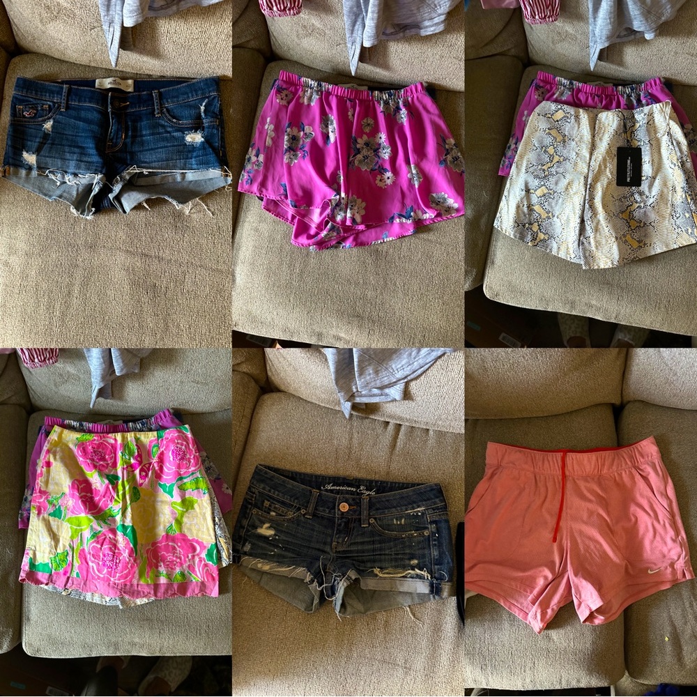 Bundle of Carious Size Shorts and Skirts